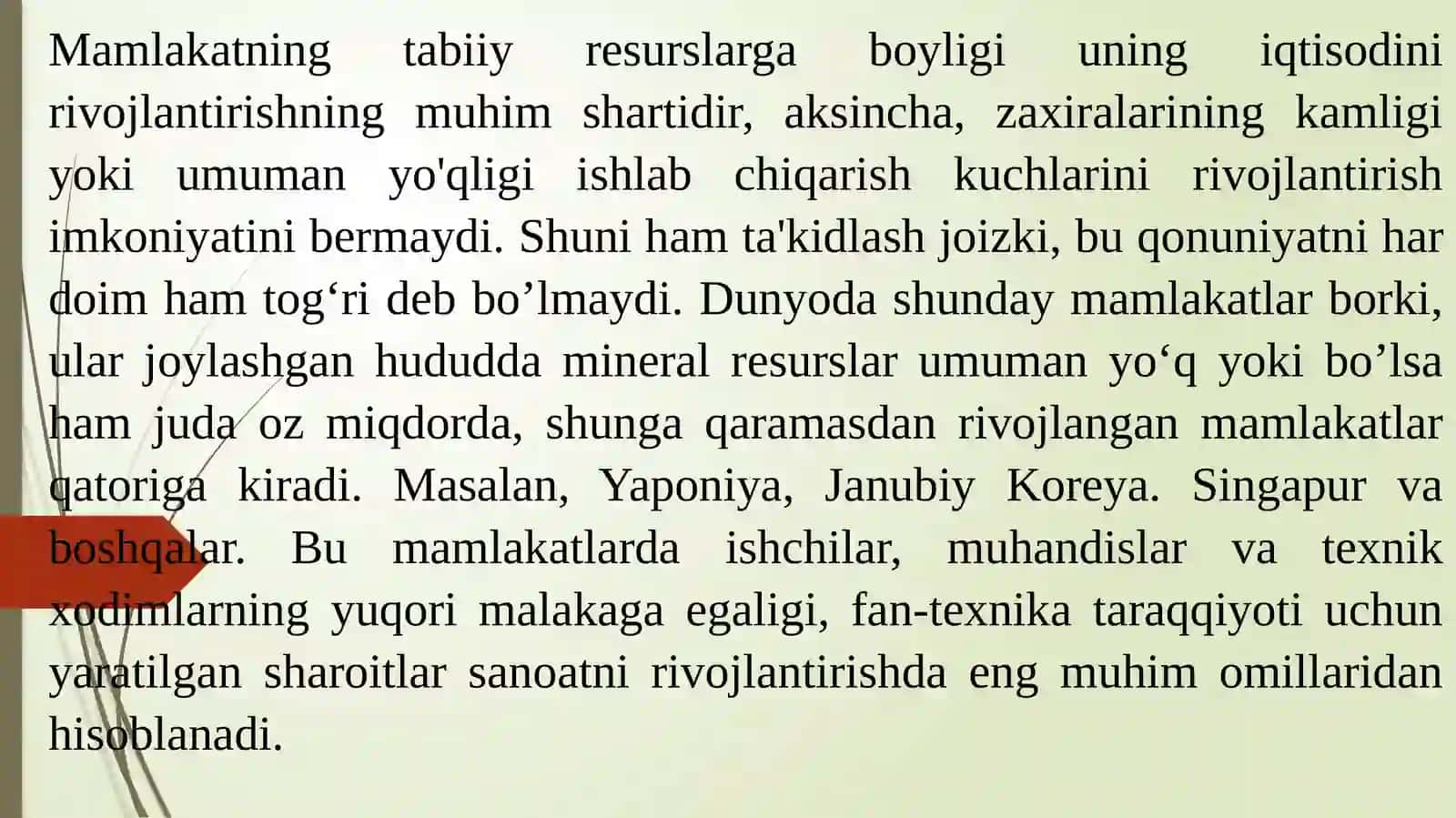 Tabiiy resurslar tasnifi 3