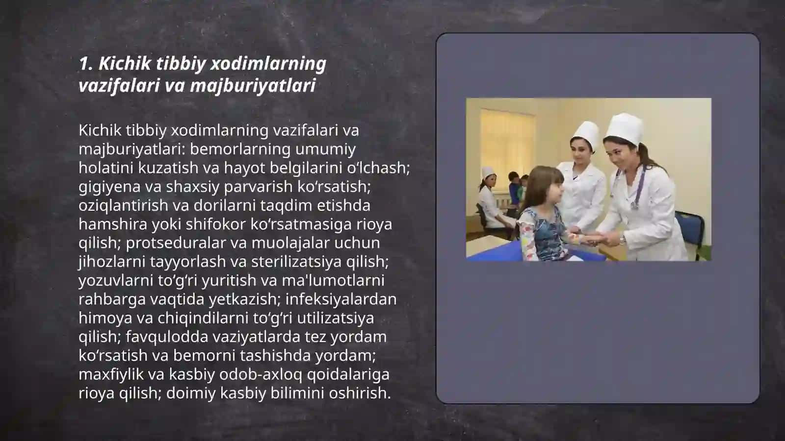 Kichik tibbiy xodimlar 3