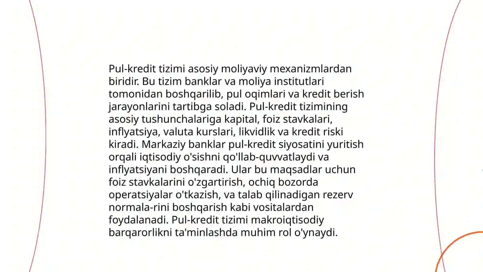 Pul-Kredit Tizimi 3
