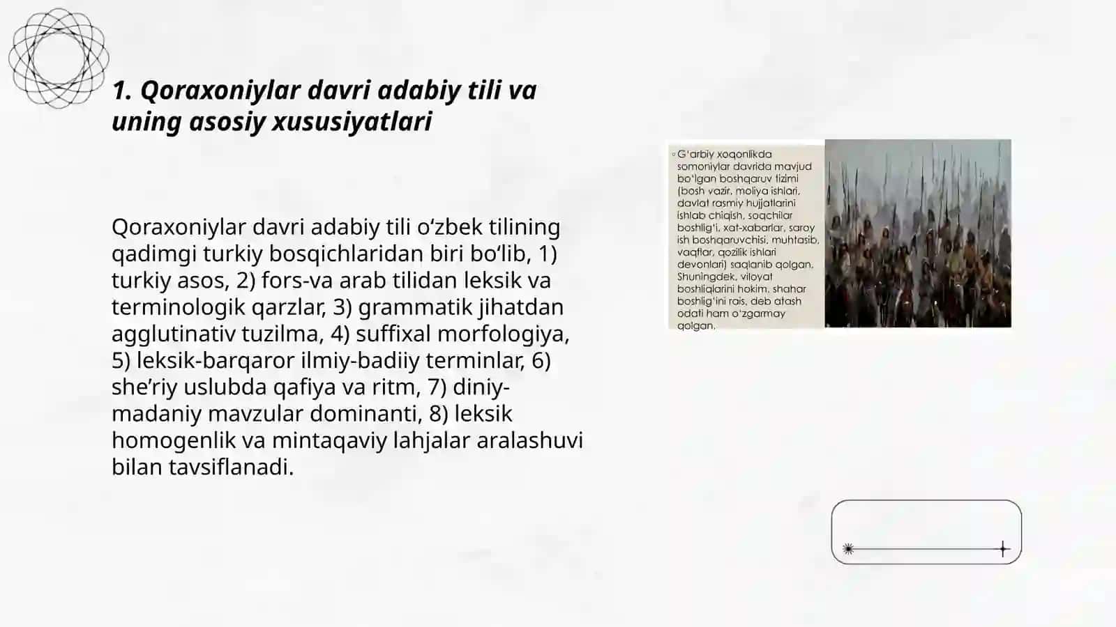Qoraxoniylar davriga oid badiiy asarlar tili 3