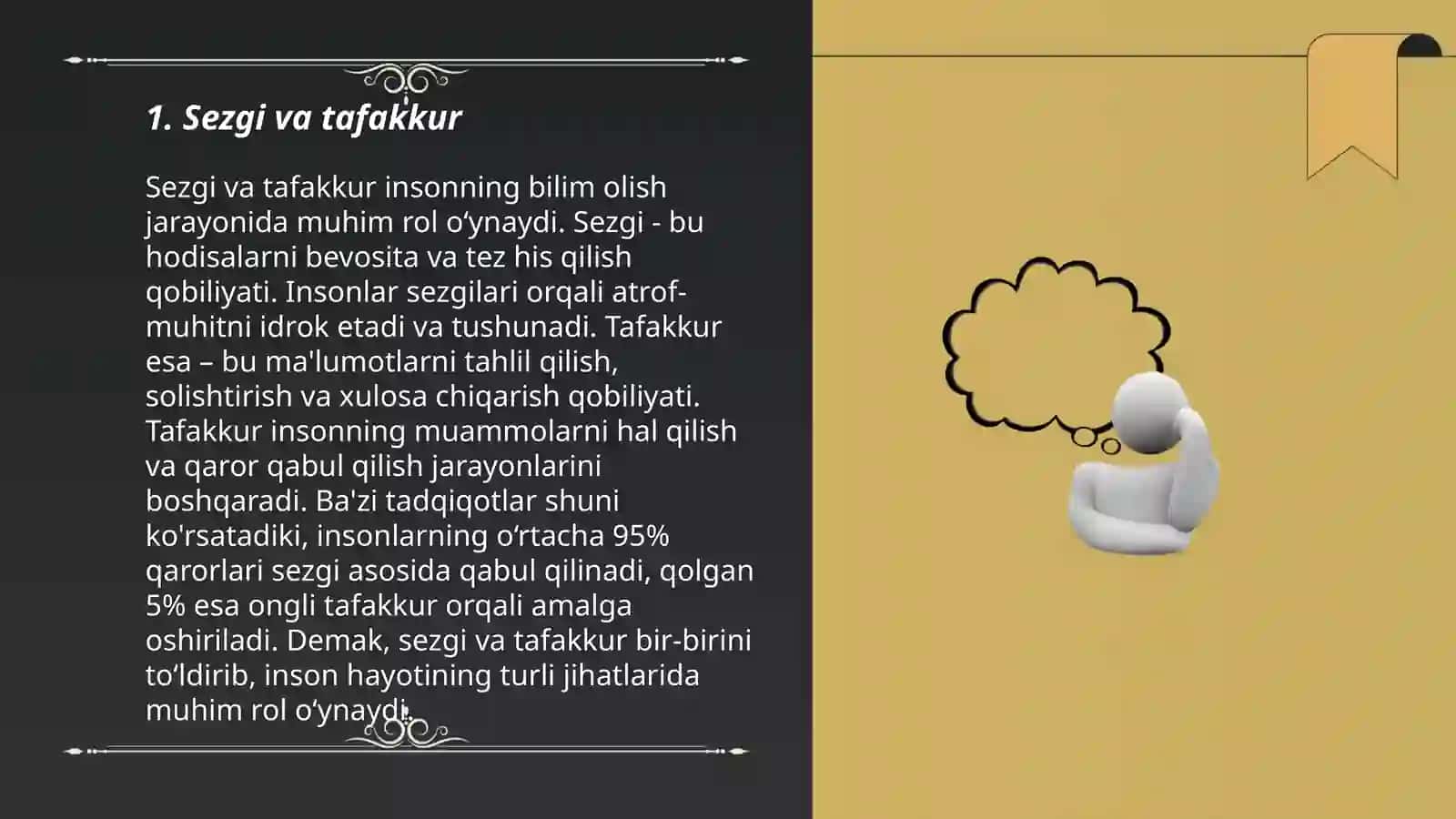 Sezgi va tafakkur 3