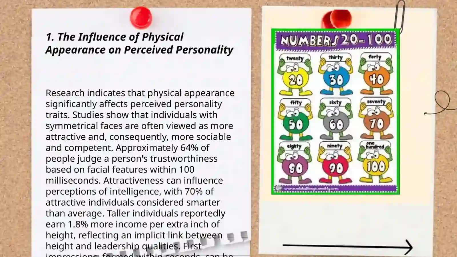Appearance and its connection to character 3