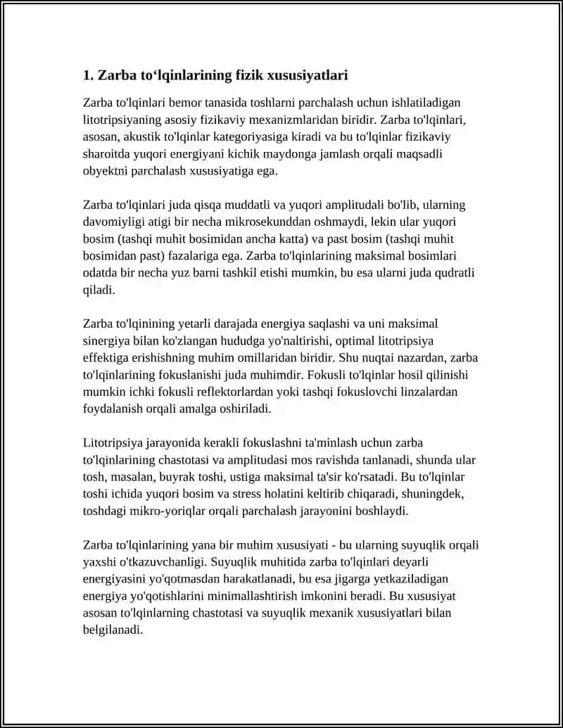 Litotripsiyaning fizikaviy asoslari 3