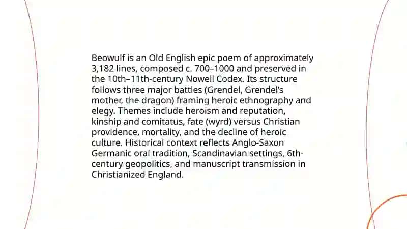 Old English literature (500-1100) 3