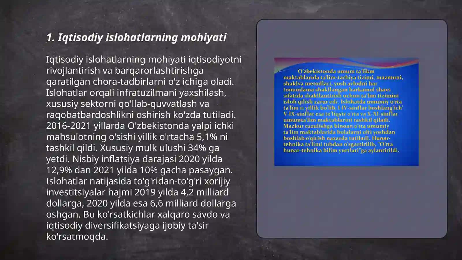 Iqtisodiy islohatlar xususiy mulklarning shakillari 3