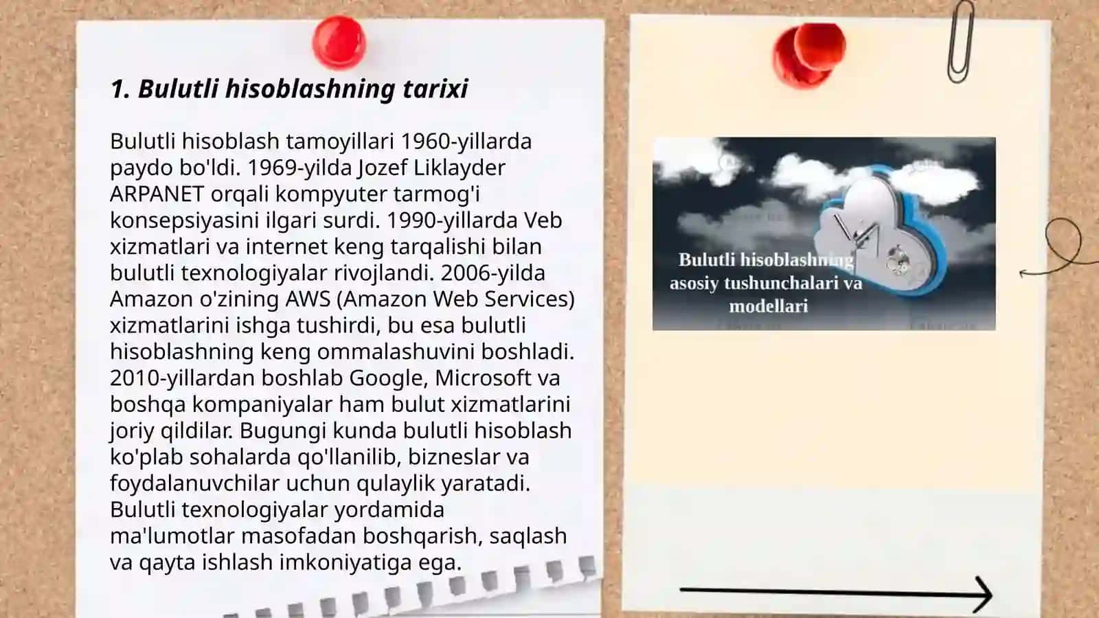 Bulutli hisoblashlar ( Cloud compyuting ) va ularning asosiy tushunchalari 3