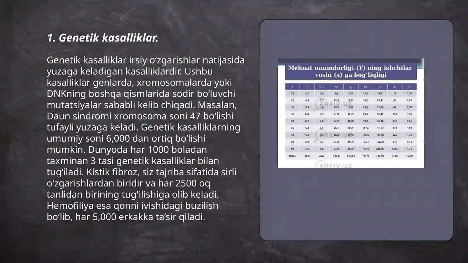 Genetik kasalliklar 3