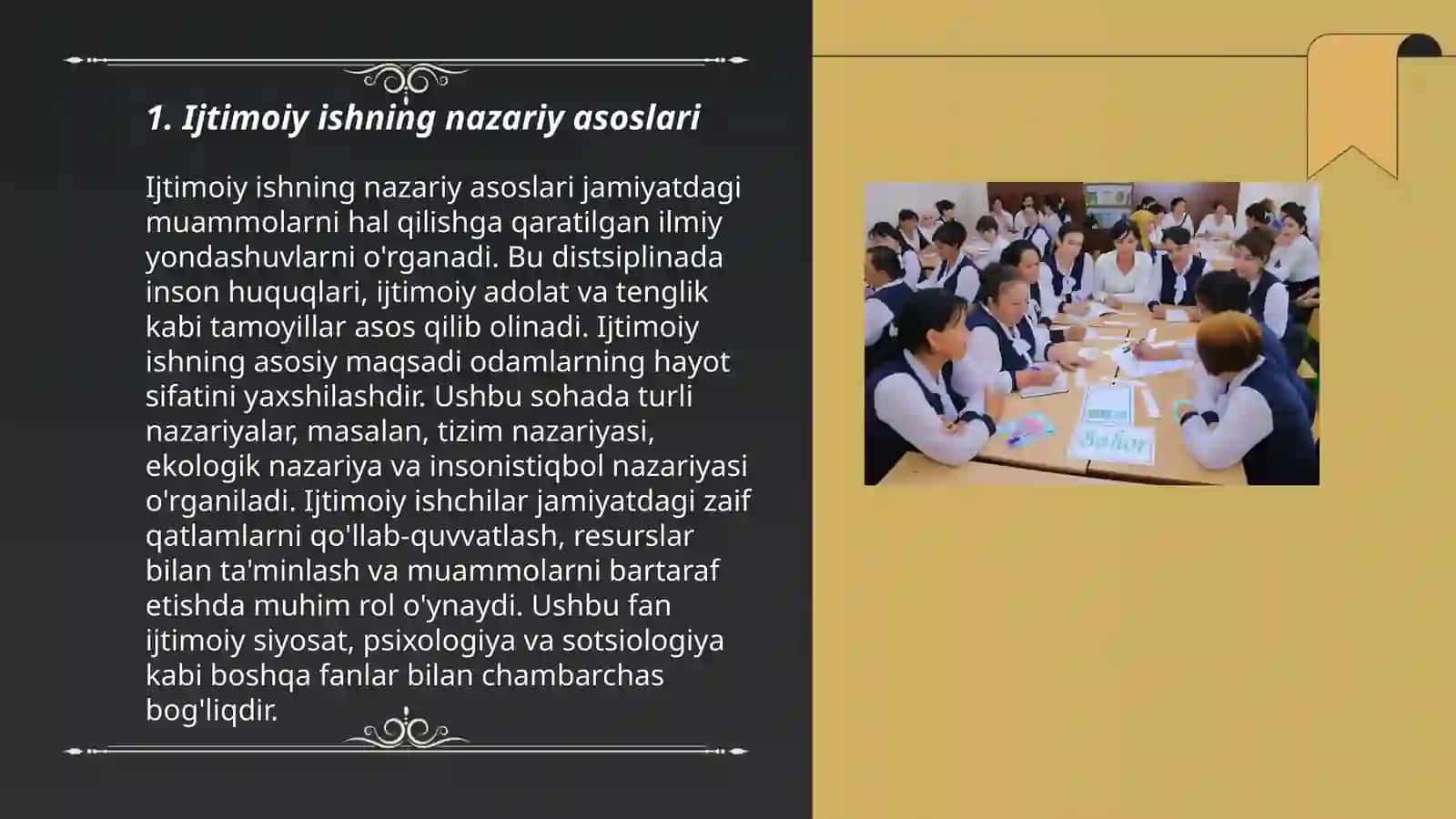 Inson faoliyatining turli sohalarida ijtimoiy ish 3