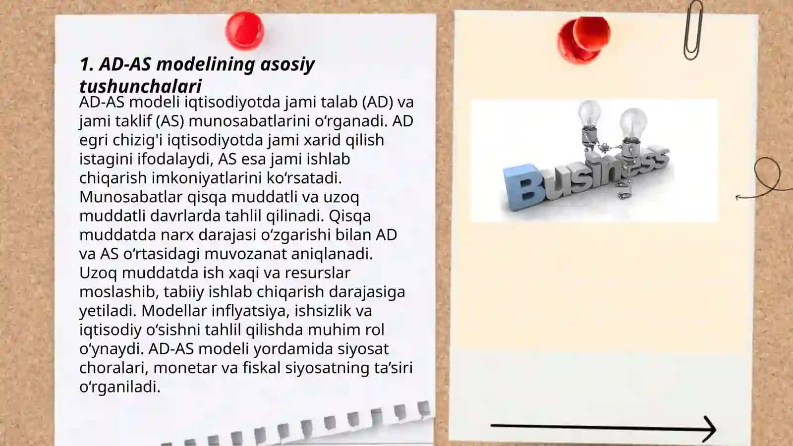 AD-AS modelida muvozanatning ta’minlanishi mexanizmi 3