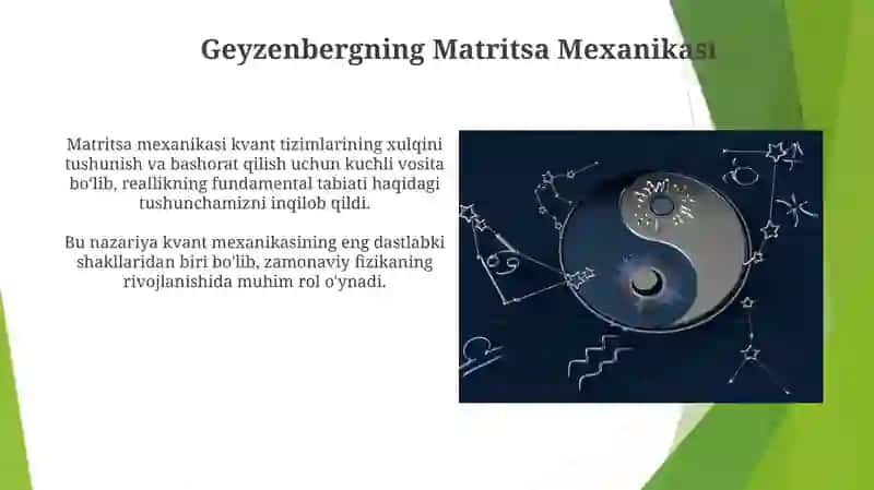 Matritsa Mexanikasi 3