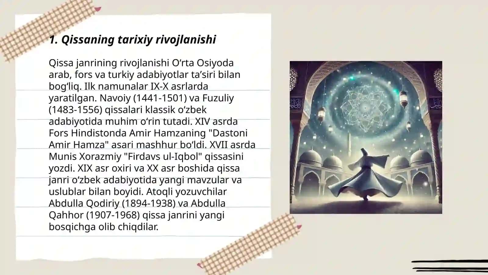 Sharq davlatlarida "qissa" 3