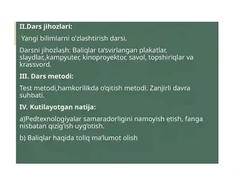 Baliqlarning nerv sistemasi va sezgi organlari 3