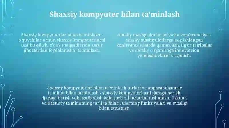 OʻQuv Amaliyotga BagʻIshlangan Konferensiyada Qatnashish 3