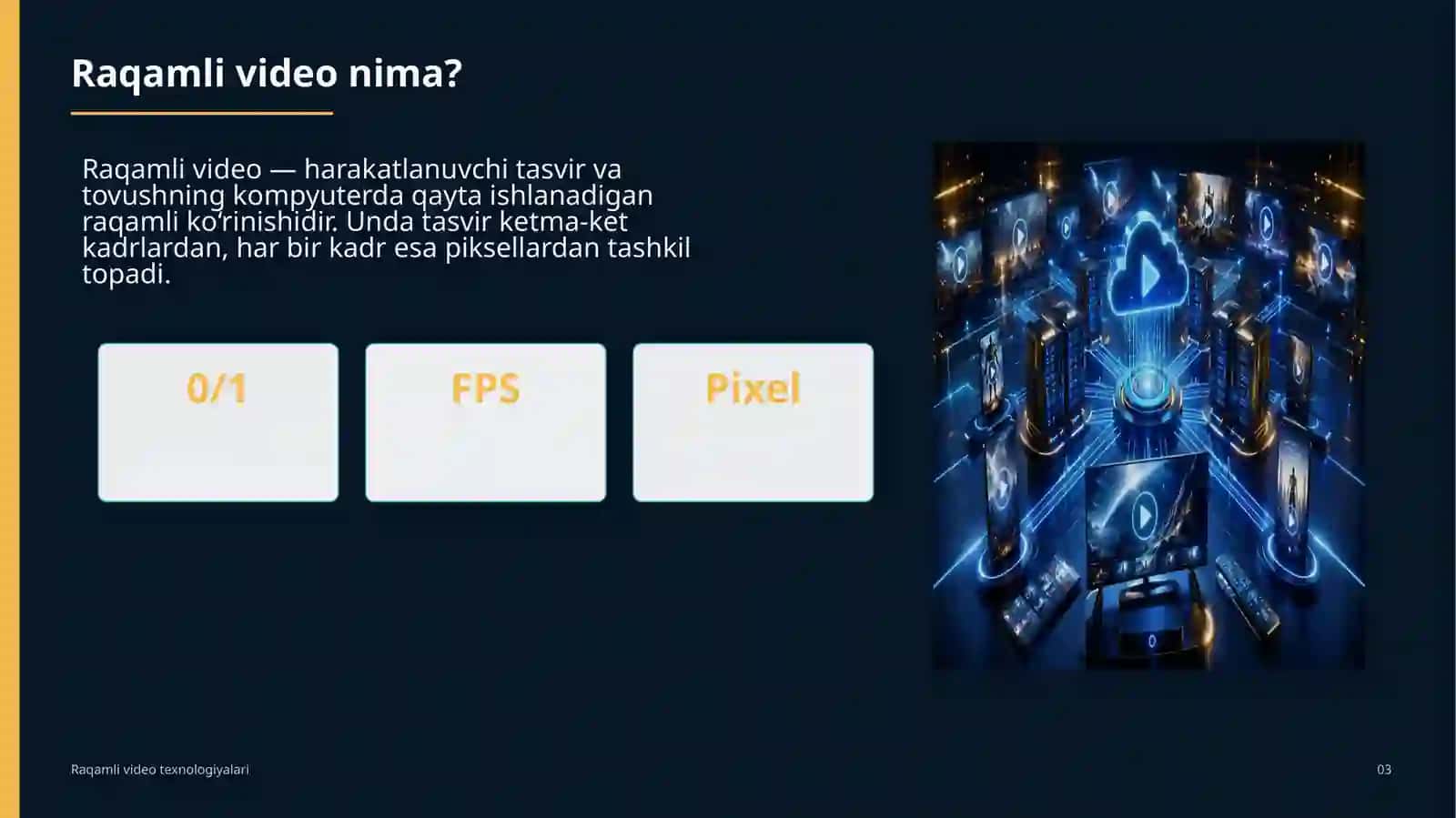 Raqamli video texnologiyalari 3