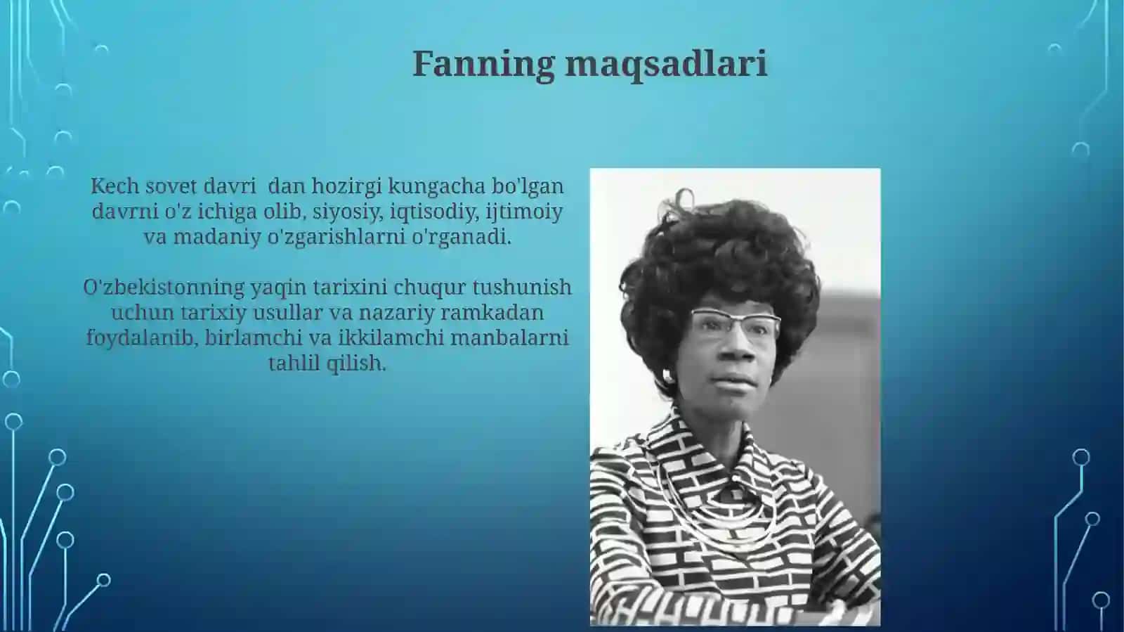 O'zbekistonning Yaqin Tarixi Fanining Maqsadlari va Vazifalari 3