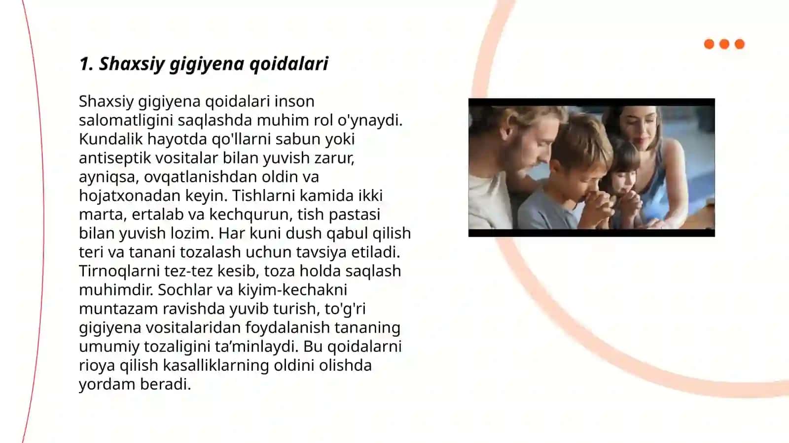 Shaxsiy gigiyena qoidalari 3