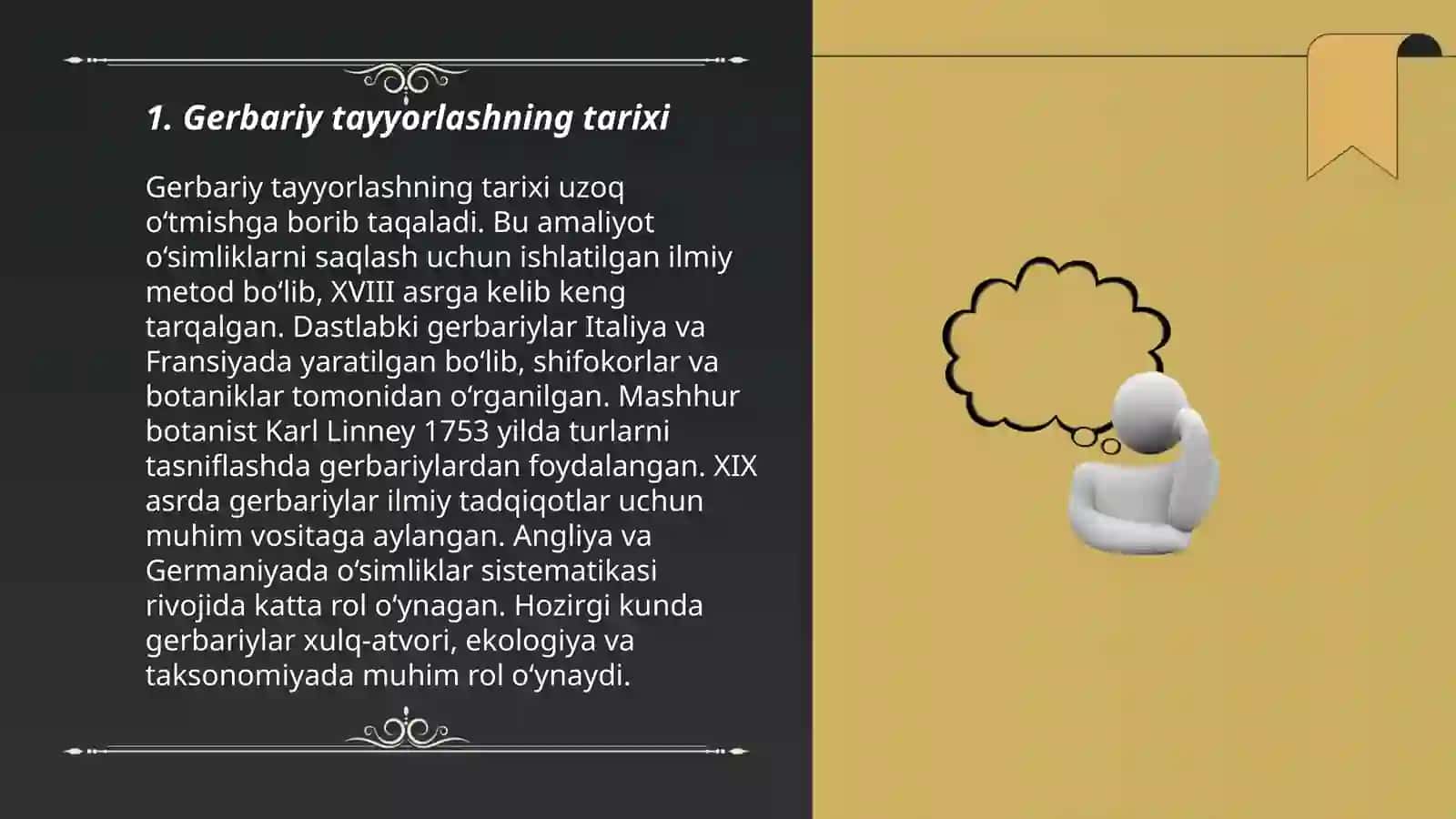 Gerbariy tayyorlash va tayyorlash usullari haqida ma’lumot berish 3