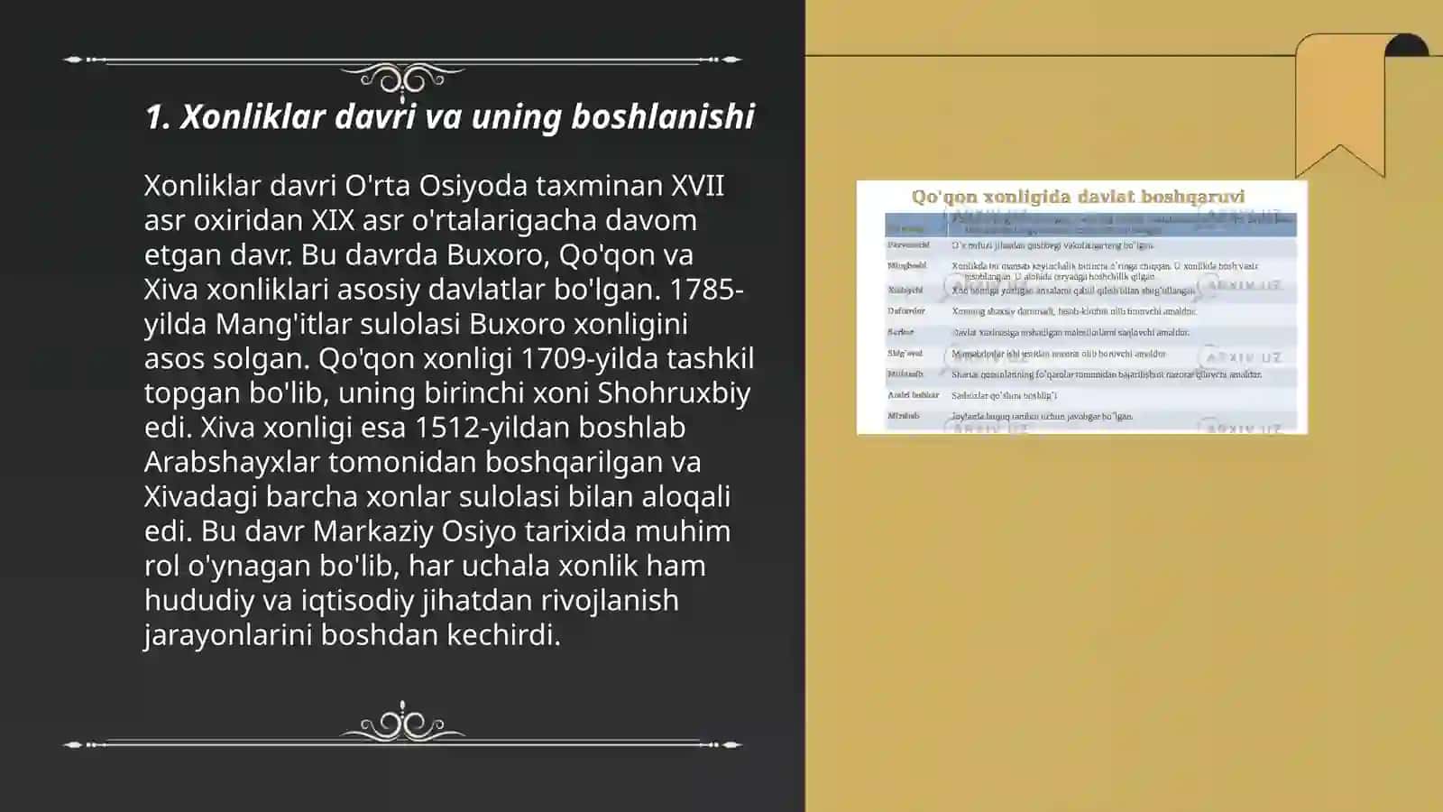 Xonliklar davri tarixiy geografiyasi 3