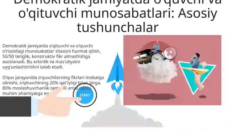 Demokratik jamiyatda Talaba va O'qituvchi Munosabatlari 3