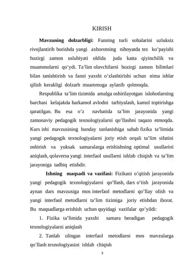 “Yorug’lik dispersiyasi” 3