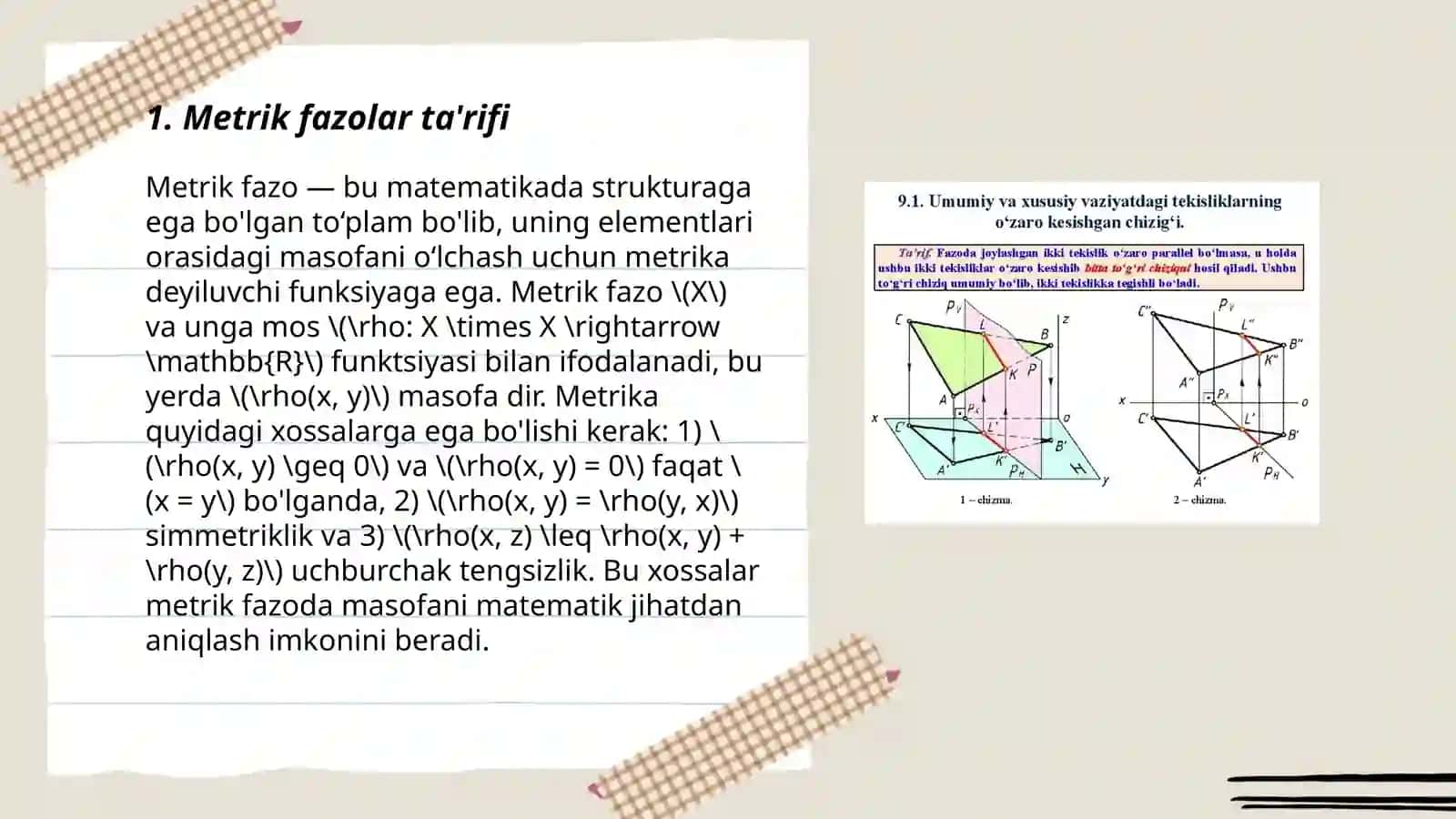 Metrik fazolar 3