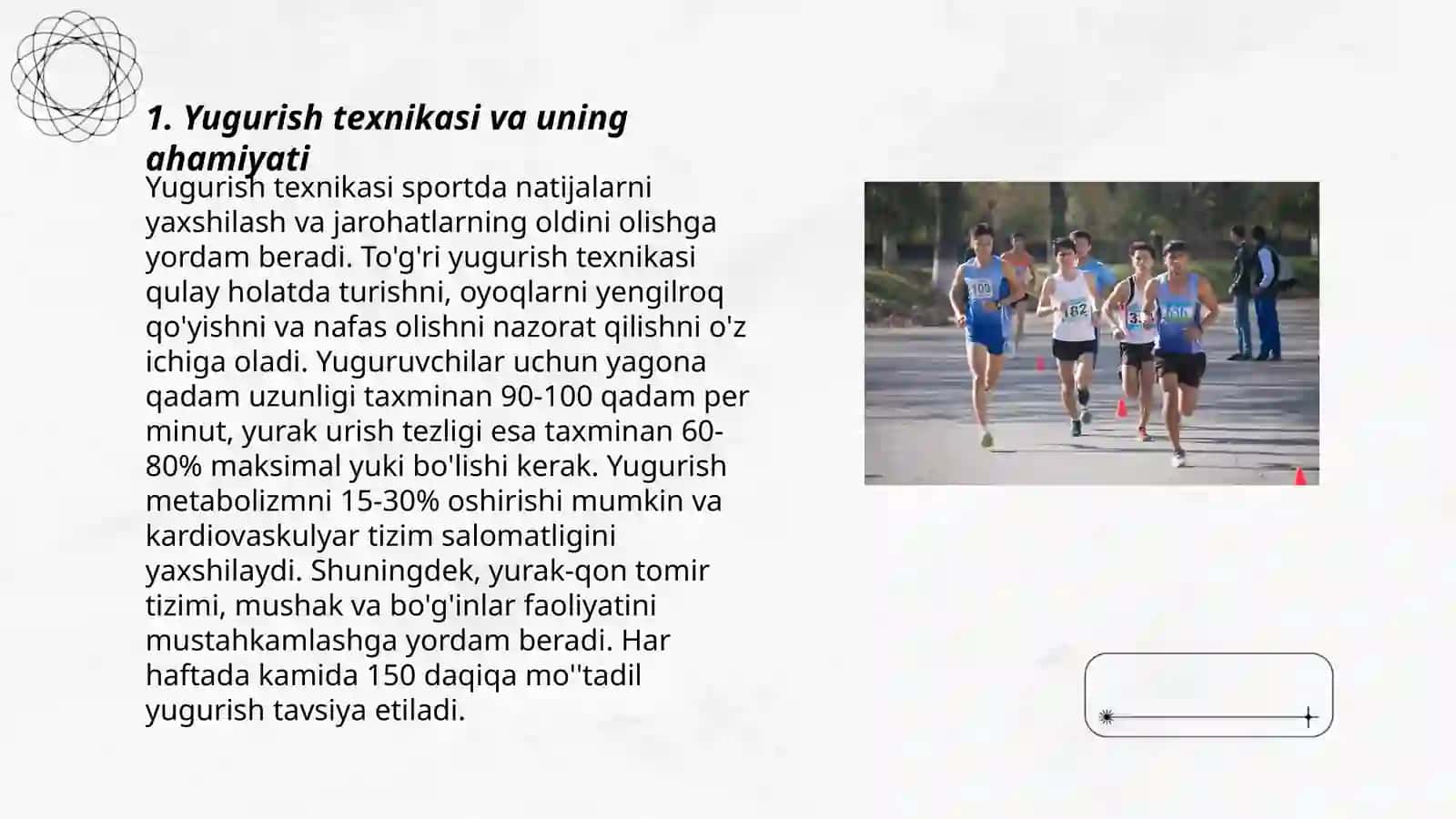 Yugurish texnikasi turlari 3