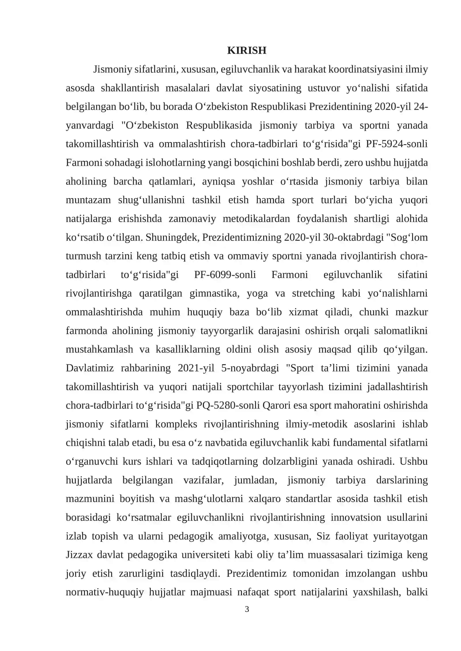 Egiluvchanlik jismoniy sifati va uni rivojlantirish usullari 3