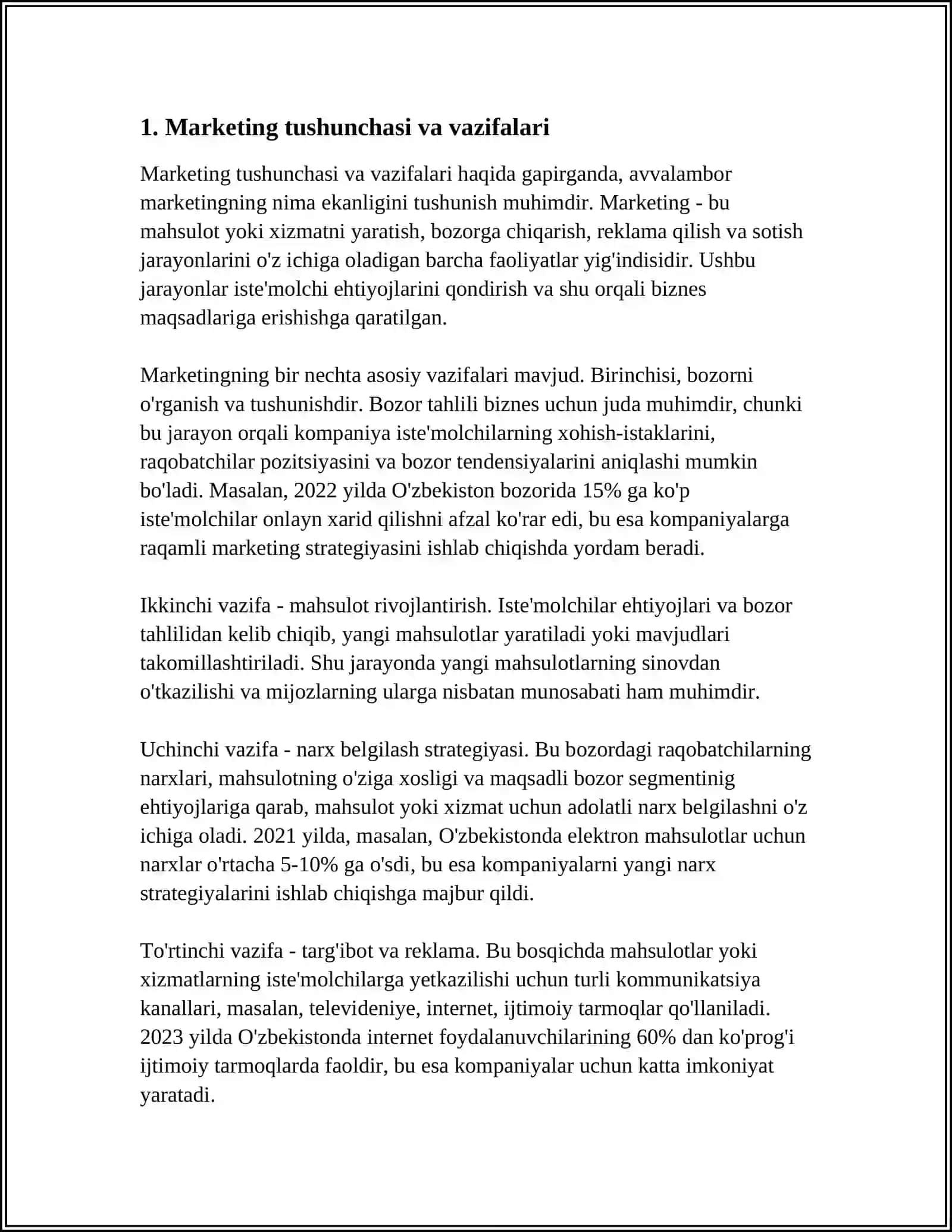 MARKETING ASOSLARI 3