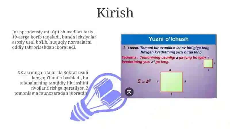 Huquqshunoslikni o'qitish usullari 3