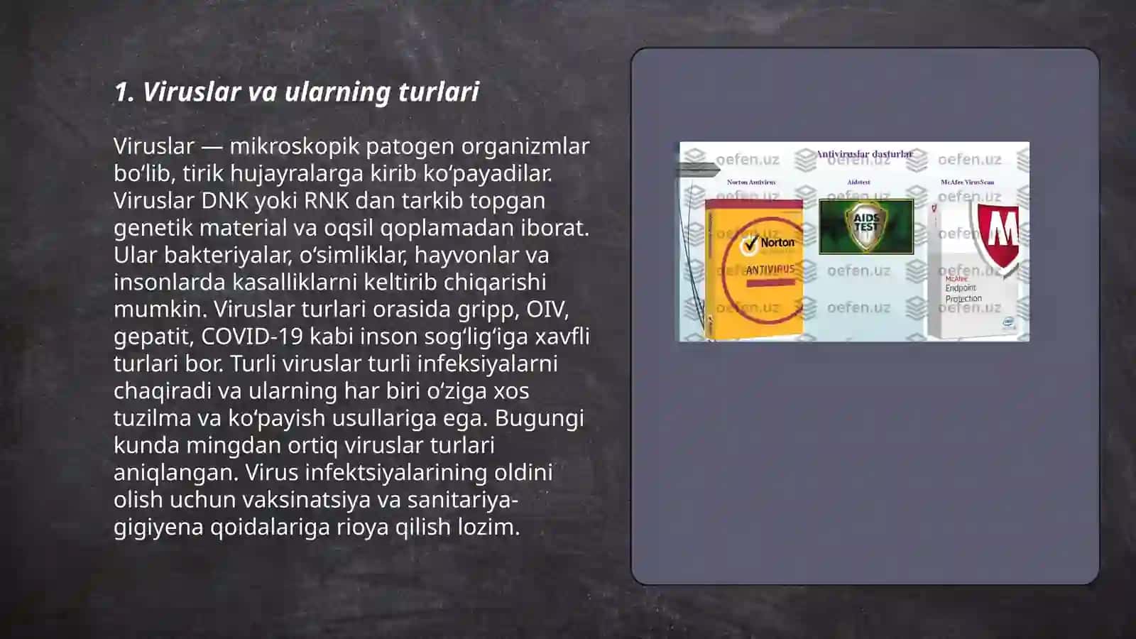 Virus va antivirus dasturlar 3