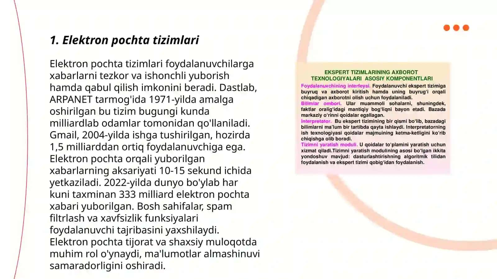 Elektron pochta tizimlari 3