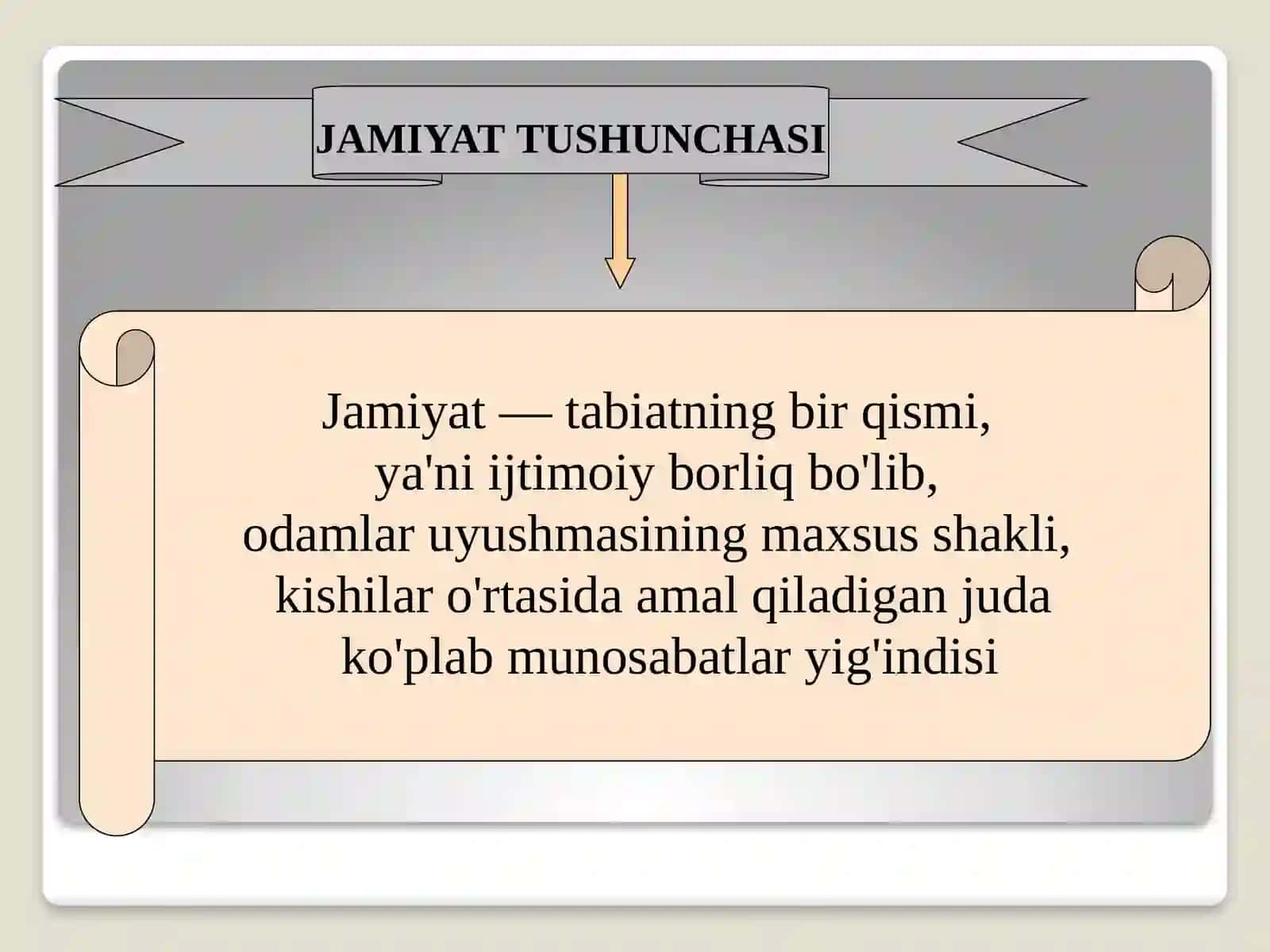 JAMIYAT FALSAFASI 3