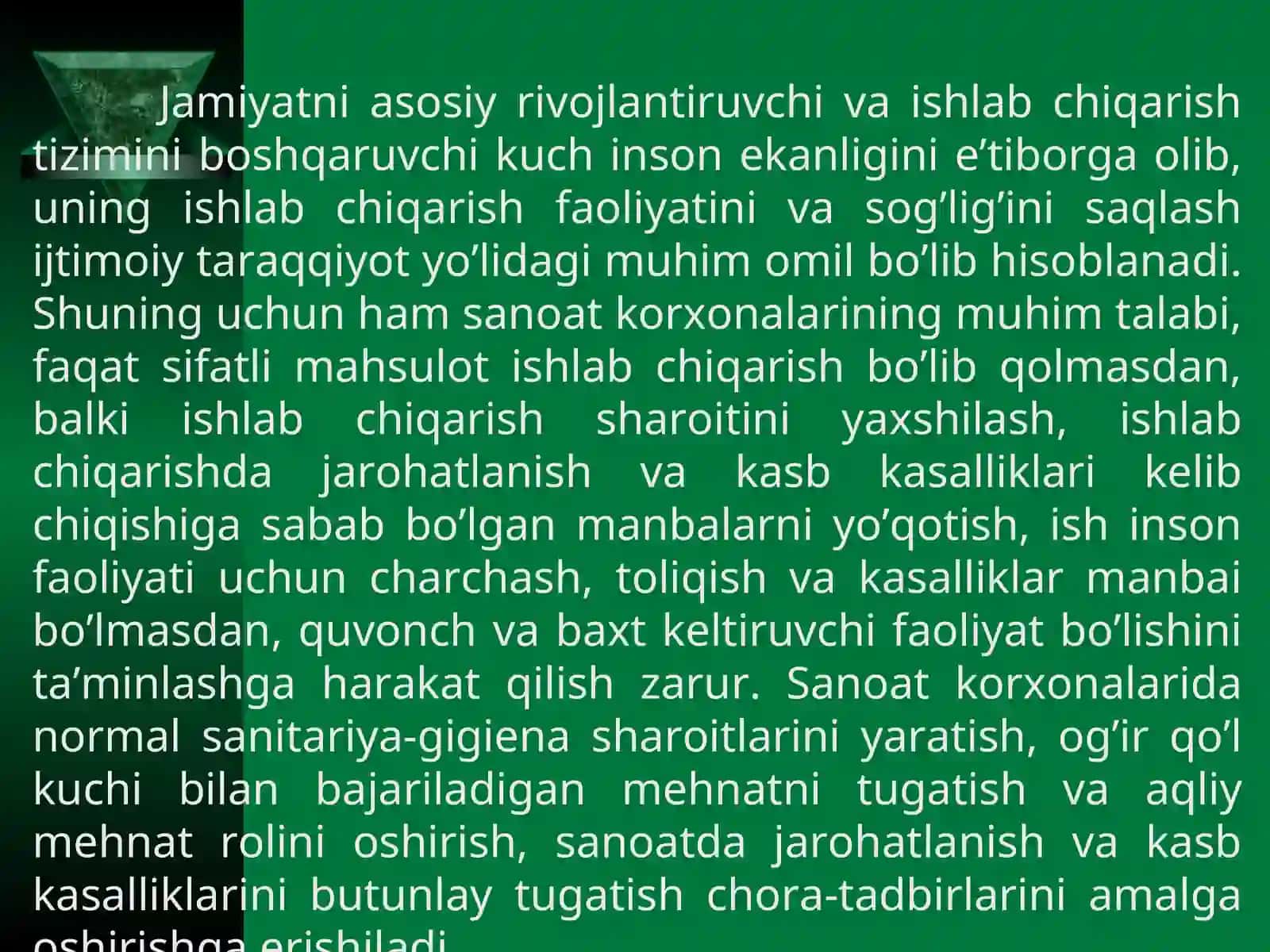 MEHNAT MUXOFAZASI 3