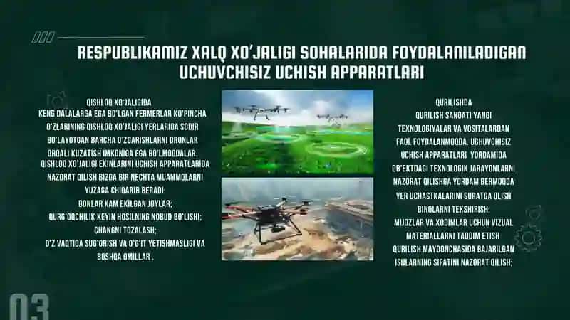 Uchuvchisiz uchish apparatlari 3