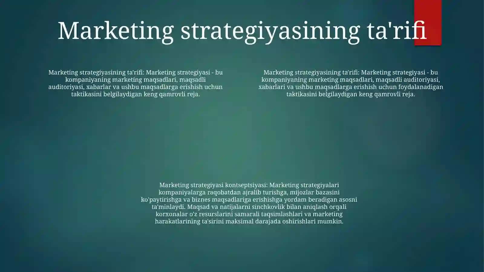 MarketingStrategiyasi 3