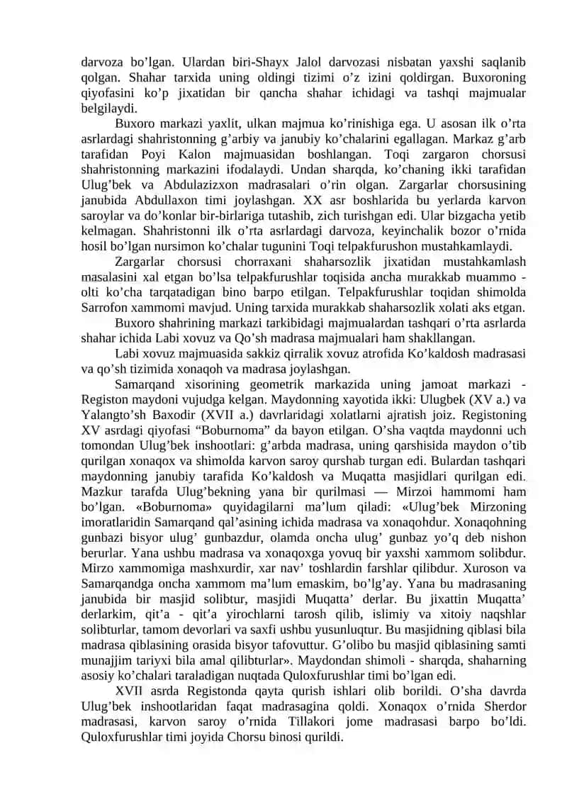 XVI-XVII Asrlar shaharsozligi 3