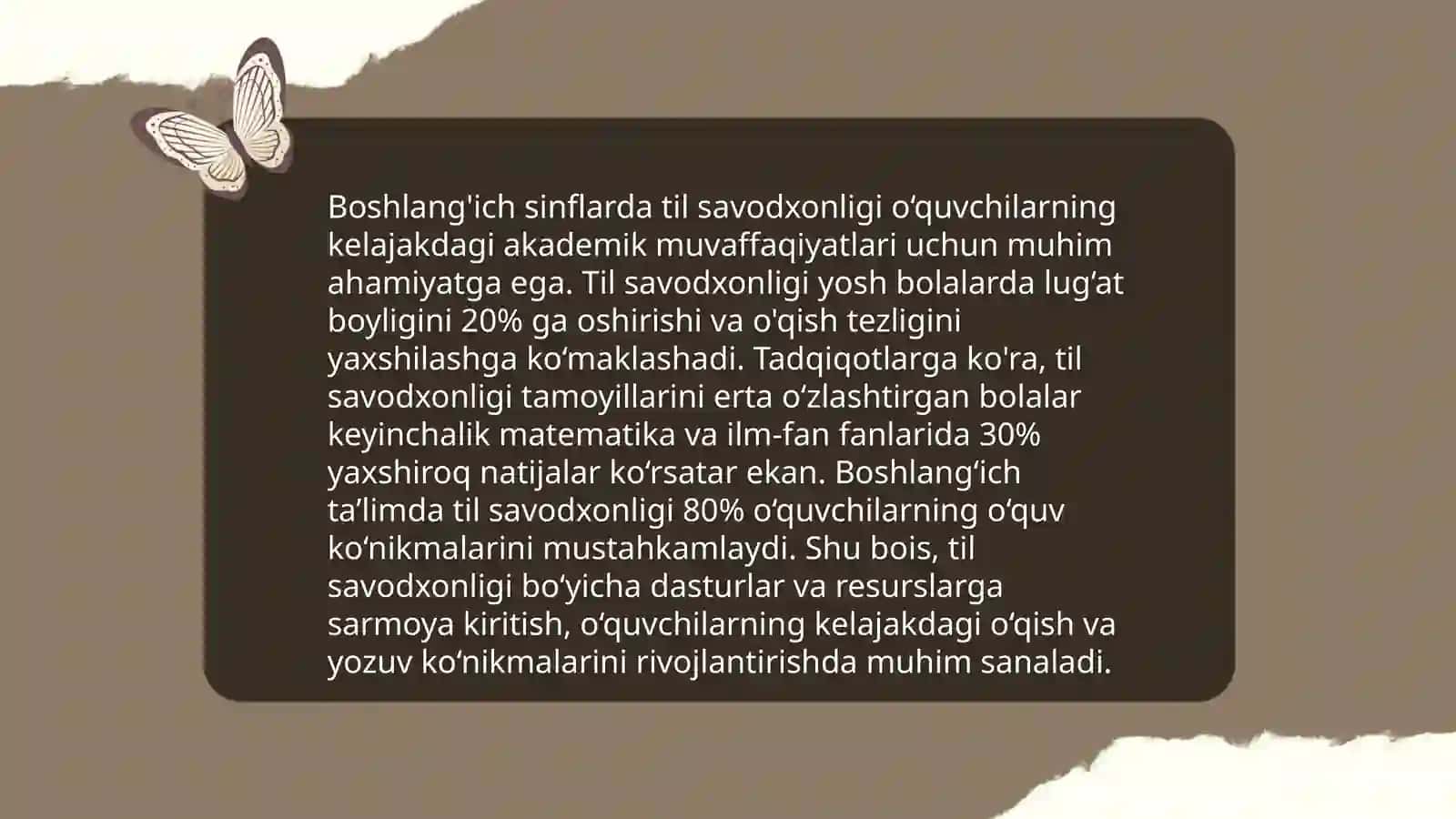 Boshlang'ich sinflarda til savodxonlik metodikasining tekshirish metodlarini o'tish 3
