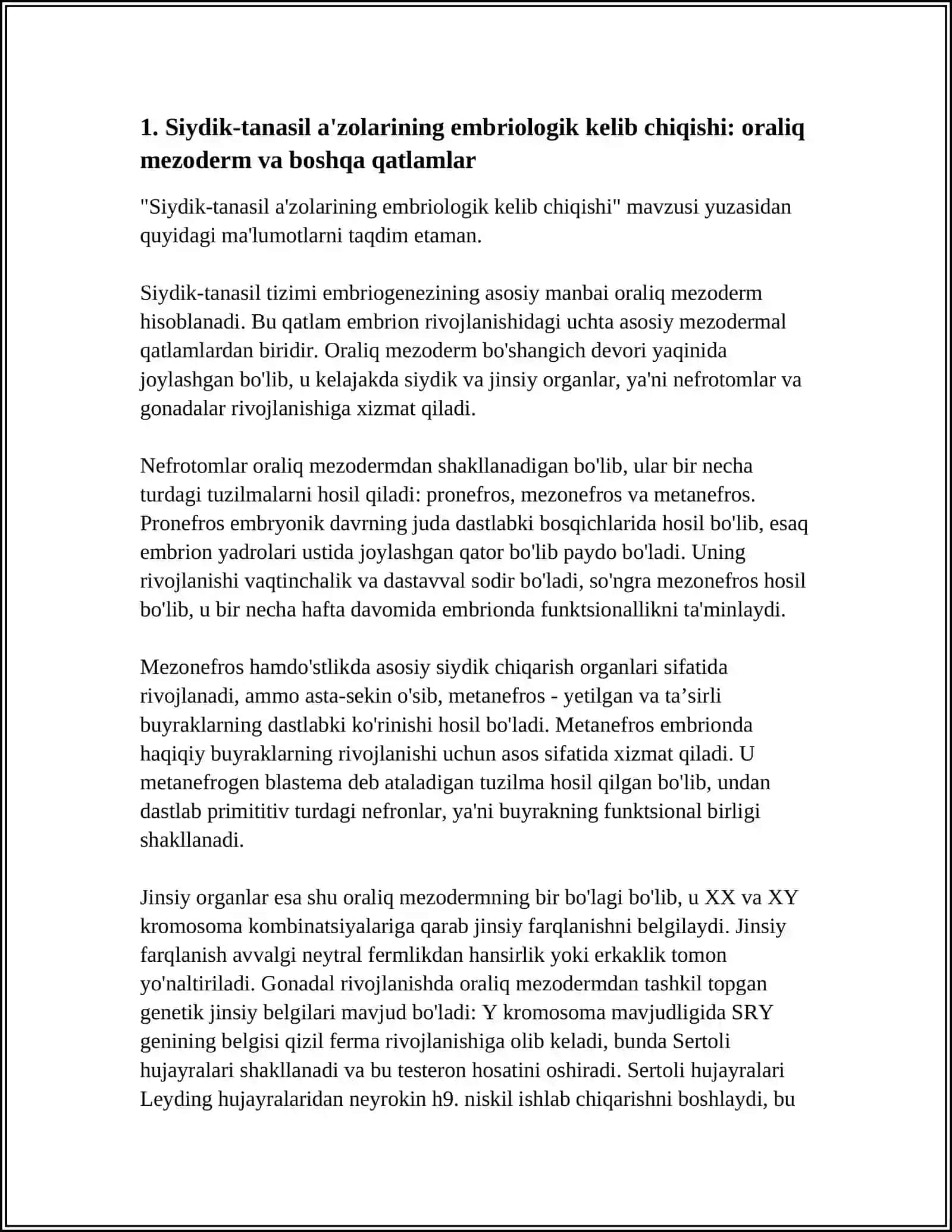 SIYDIK -TANASIL AZOLARI EMBIROGENEZI 3
