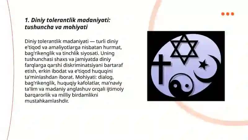 Diniy tolerantlik madaniyati 3