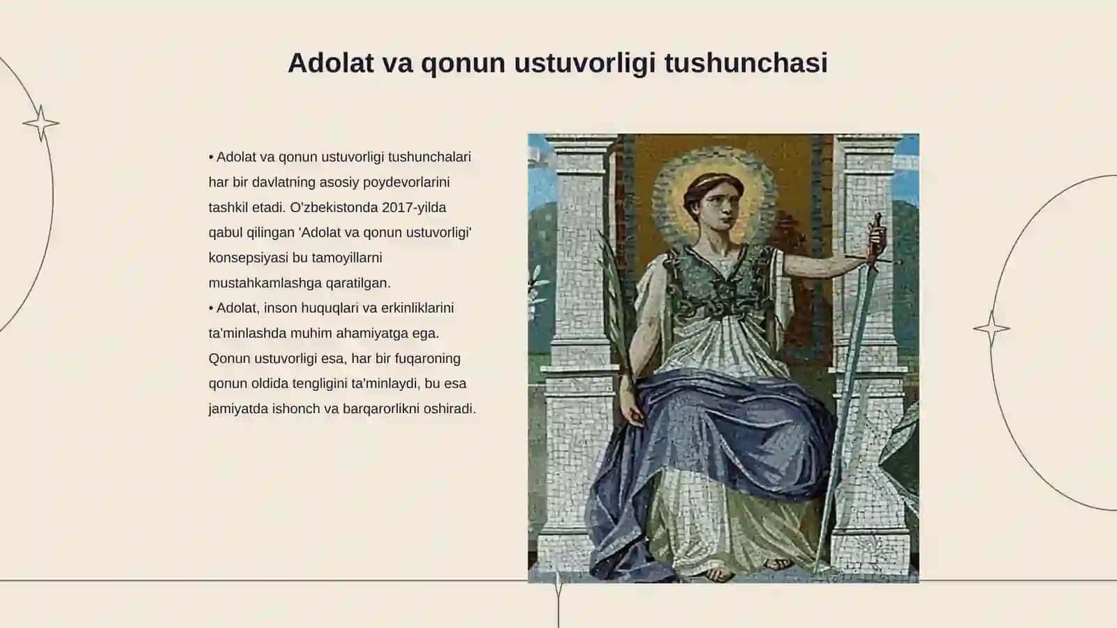 Adolat va qonun ustuvorligi 3