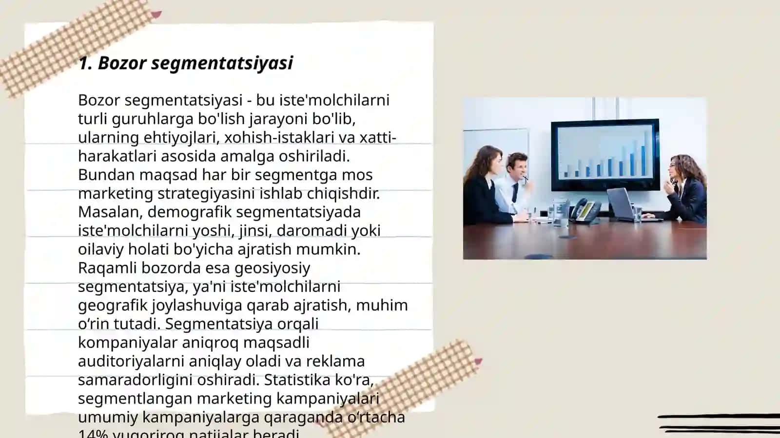 Bozor segmentatsiyasi 3