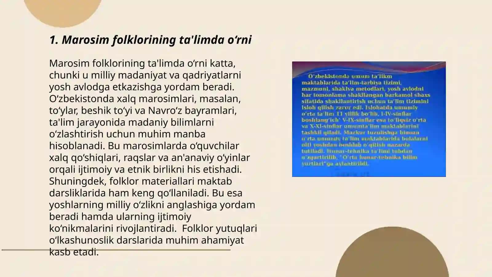 Marosim folklorining ta'limda o‘rni 3