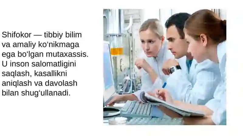 Shifokorlik kasbi 3