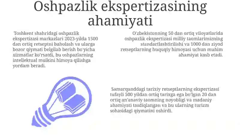 Retseplarni ekspertiza va taksirovka qilish 3