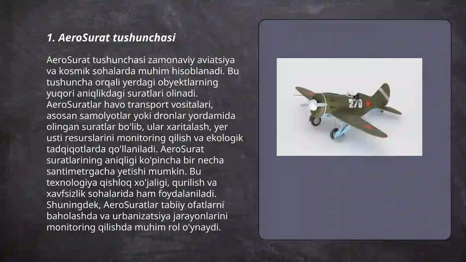 Aerosurat masshtabi 3