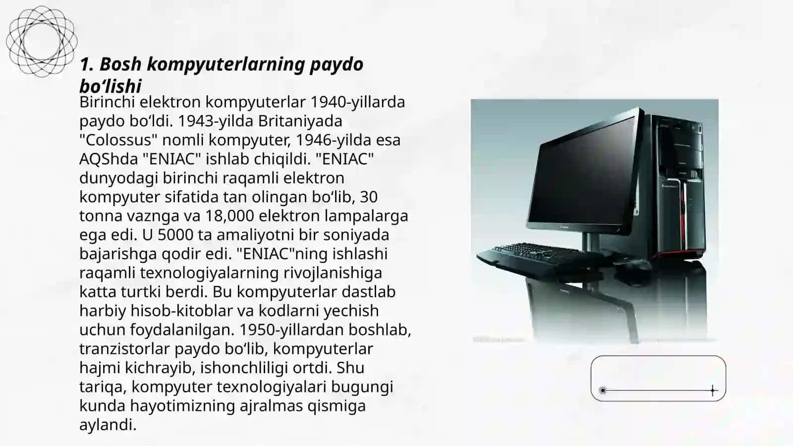 Kompyuterlarning yaratilish tarixi 3