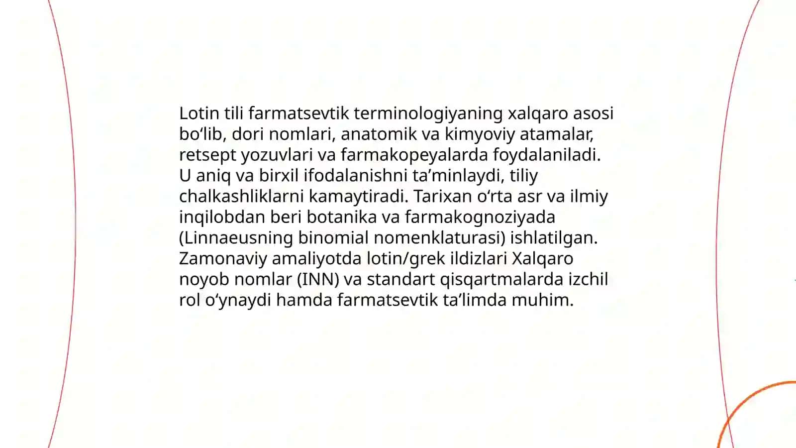 Farmatsevtik terminologiyada lotin tili 3