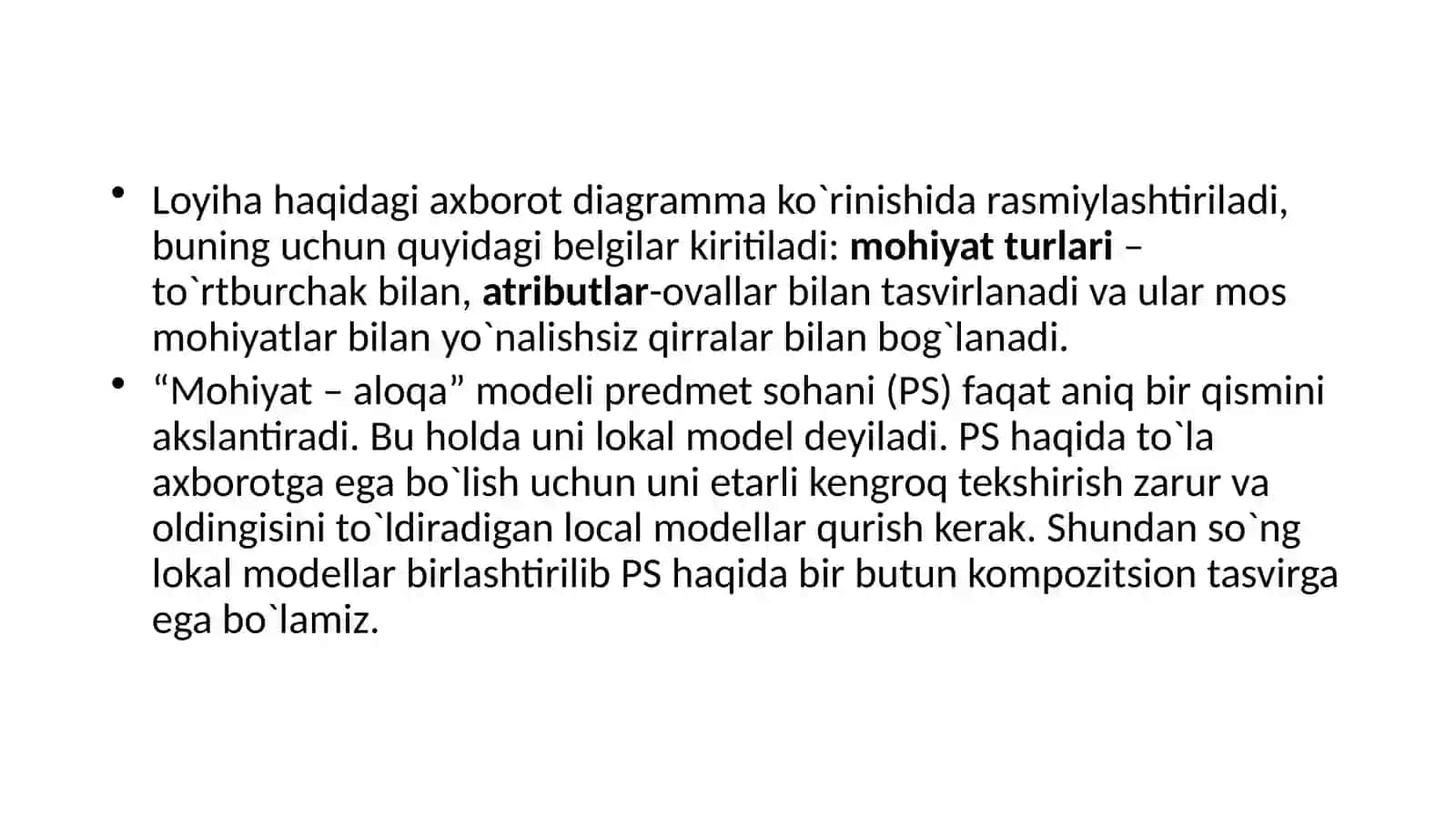 Ma'lumotlar bazasini loyihalash 3