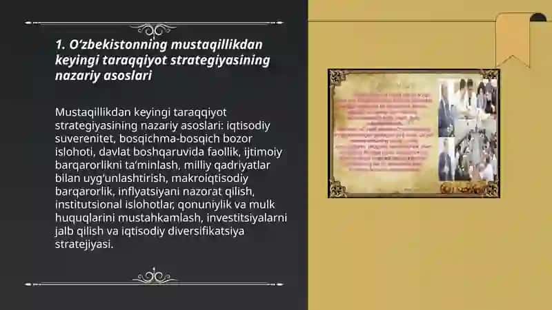 O‘zbekistonning o‘ziga xos taraqiyot yo‘lini tanlashi 3