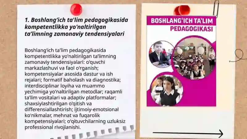 Boshlangʻich ta'lim pedagogikasida zamonaviy tendensiyalar 3